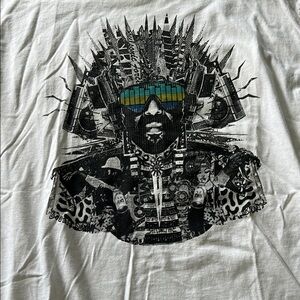 DJ Shadow and Cut Chemist Graphic White T-Shirt